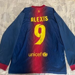 Alexis Sanchez FC Barcelona Jersey 2012-2013